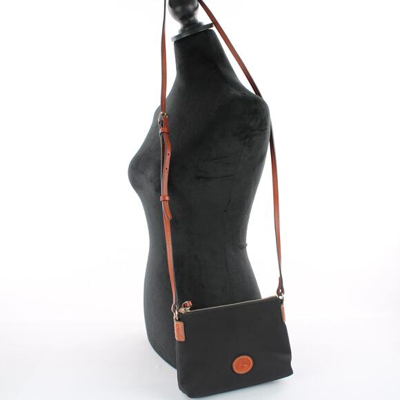 Dooney & Bourke Black Nylon Crossbody Bag - Picture 6 of 7
